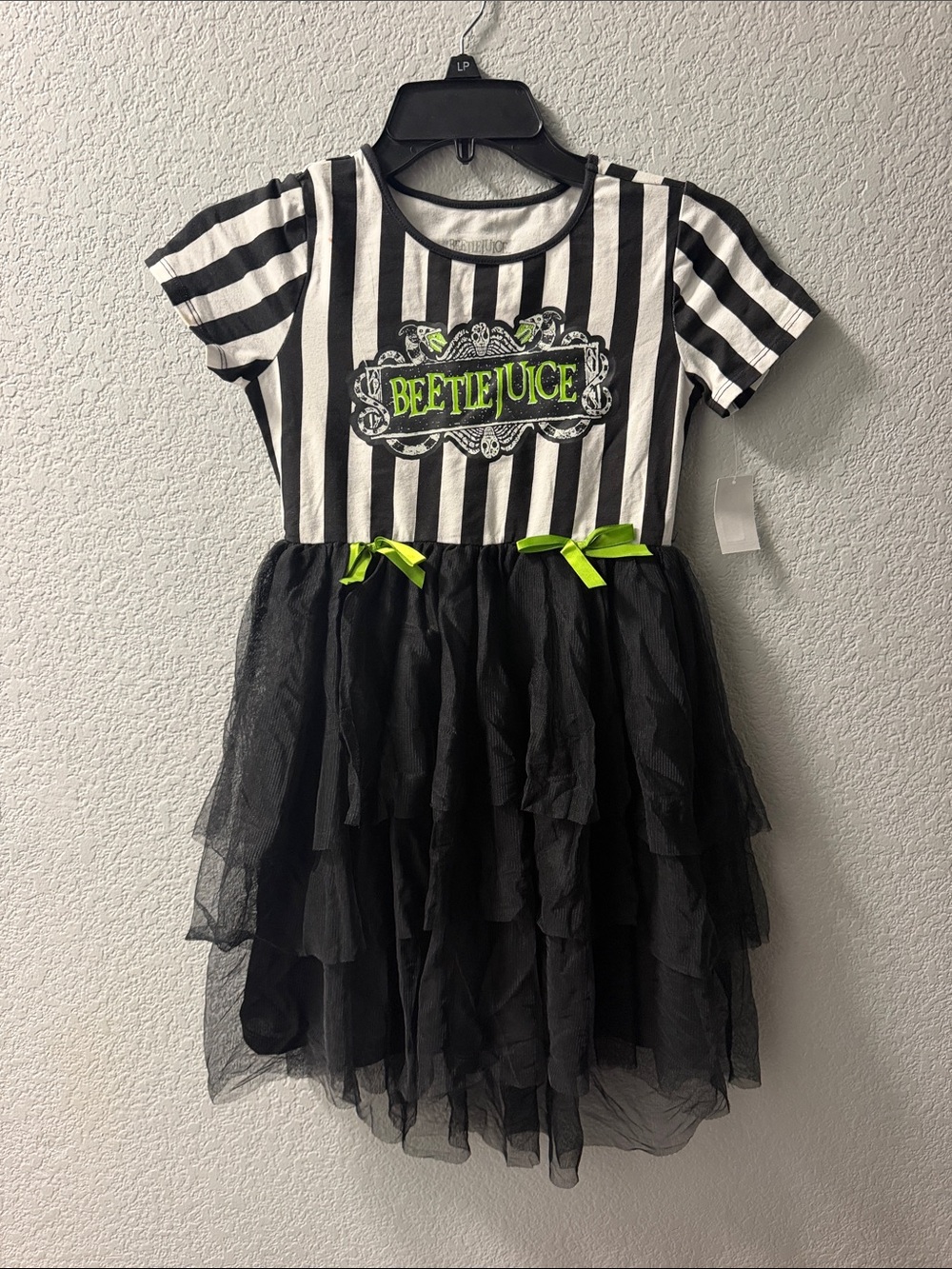 Girls' Black & White Striped Costume Dress size 10-12